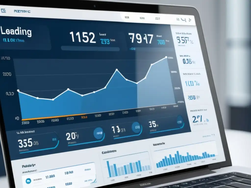 Dashboard de velocidad de carga: gráficos detallados Detallado panel de métricas de velocidad de carga web con gráficos e indicadores de rendimiento