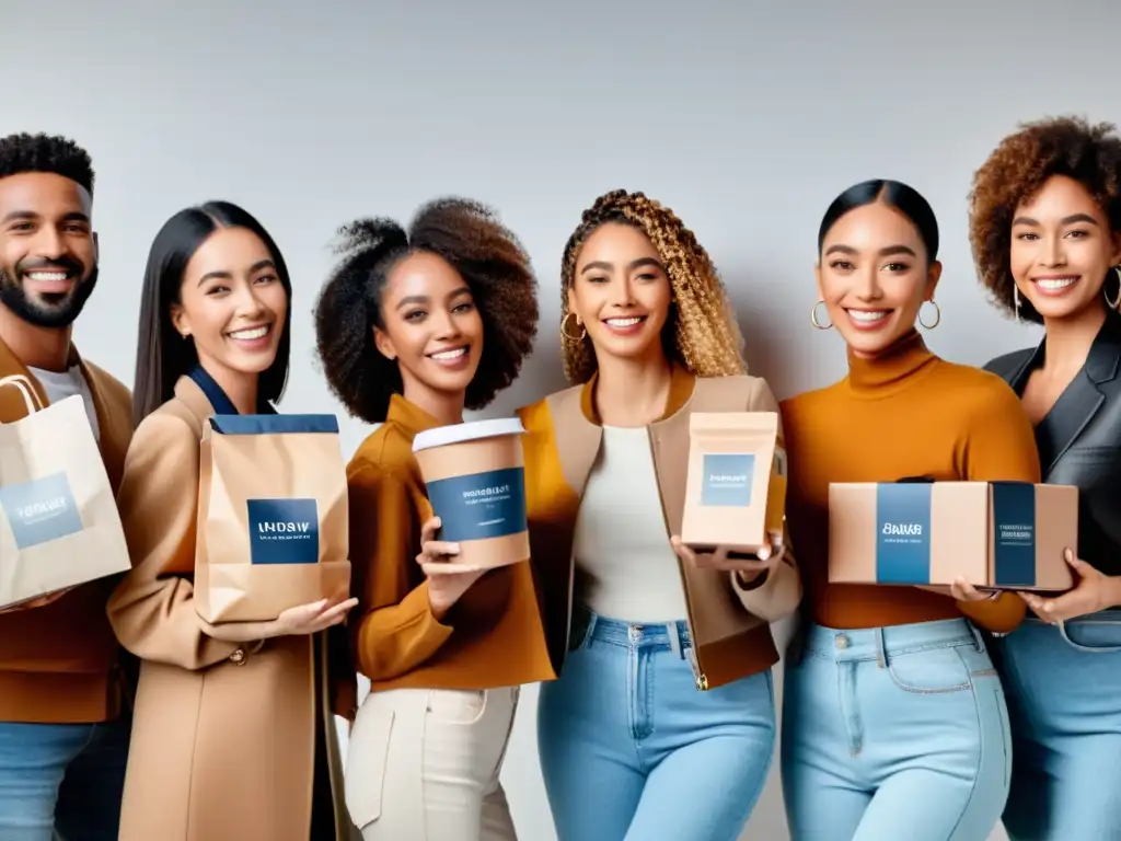 Influencers auténticos promocionan productos Influencers diversos dan testimonios auténticos, mostrando productos